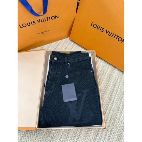 LV 2024FW Gradient Pattern Jeans
