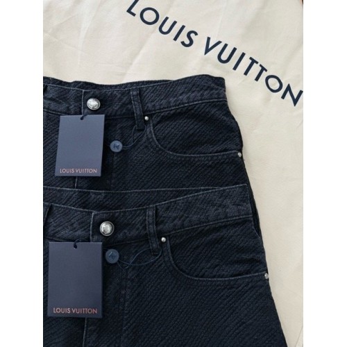 LV 2024FW Gradient Pattern Jeans LV 2024FW Gradient Pattern Jeans