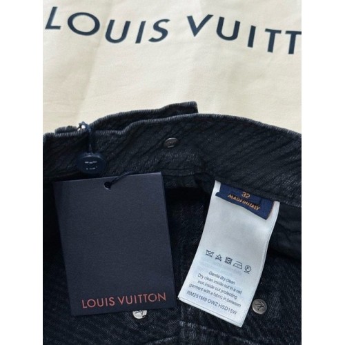 LV 2024FW Gradient Pattern Jeans LV 2024FW Gradient Pattern Jeans
