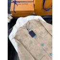 LV 2024FW Khaki Checkerboard Jacket LV 2024FW Khaki Checkerboard Jacket