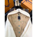 LV 2024FW Khaki Checkerboard Jacket LV 2024FW Khaki Checkerboard Jacket
