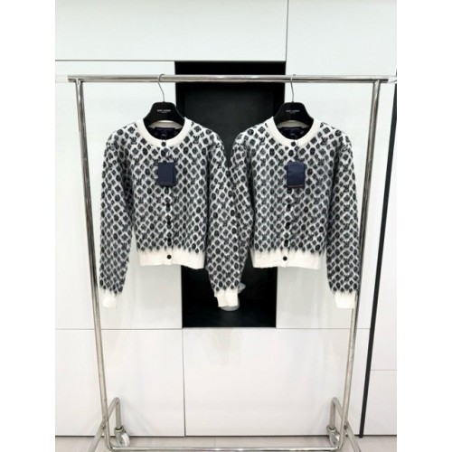 LV 2024FW Logo Knit Cardigan