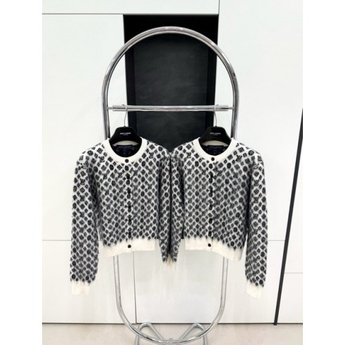 LV 2024FW Logo Knit Cardigan LV 2024FW Logo Knit Cardigan