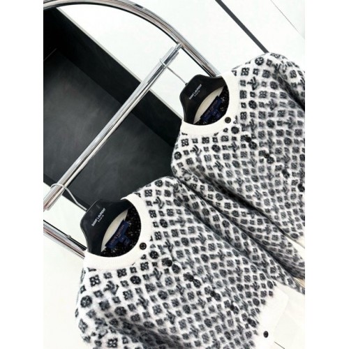 LV 2024FW Logo Knit Cardigan LV 2024FW Logo Knit Cardigan