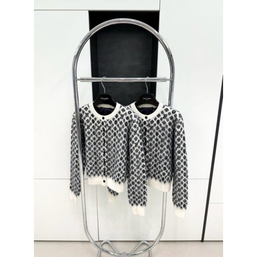 LV 2024FW Logo Knit Cardigan LV 2024FW Logo Knit Cardigan
