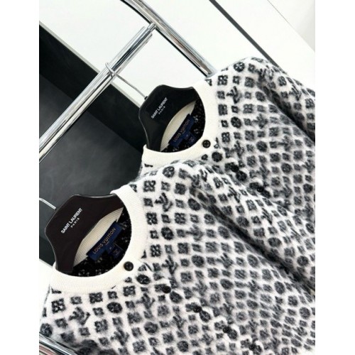 LV 2024FW Logo Knit Cardigan LV 2024FW Logo Knit Cardigan