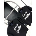 LV 2024FW Mohair Wool Knit Sweater Short Sleeves - Black LV 2024FW Mohair Wool Knit Sweater Short Sleeves - Black