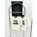 LV 2024FW Mohair Wool Knit Sweater Short Sleeves - White LV 2024FW Mohair Wool Knit Sweater Short Sleeves - White