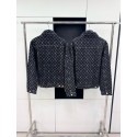 LV 2024FW Monogram Logo Denim Top LV 2024FW Monogram Logo Denim Top