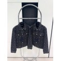 LV 2024FW Monogram Logo Denim Top LV 2024FW Monogram Logo Denim Top