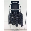 LV 2024FW Monogram Logo Denim Top LV 2024FW Monogram Logo Denim Top