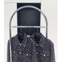LV 2024FW Monogram Logo Denim Top LV 2024FW Monogram Logo Denim Top