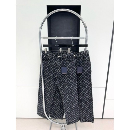 LV 2024FW Monogram Logo Jeans LV 2024FW Monogram Logo Jeans