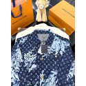 LV 2024FW New Full Print Denim Jacket LV 2024FW New Full Print Denim Jacket