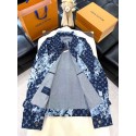 LV 2024FW New Full Print Denim Jacket LV 2024FW New Full Print Denim Jacket
