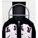LV 2024FW Show Western Denim Turquoise Baseball Jacket LV 2024FW Show Western Denim Turquoise Baseball Jacket