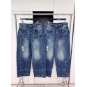 LV 2024FW Turquoise Denim Pants LV 2024FW Turquoise Denim Pants