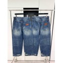 LV 2024FW Turquoise Denim Pants LV 2024FW Turquoise Denim Pants