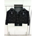 LV 2024FW Turquoise Pharrell Denim Jacket LV 2024FW Turquoise Pharrell Denim Jacket