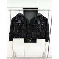 LV 2024FW Turquoise Pharrell Denim Jacket