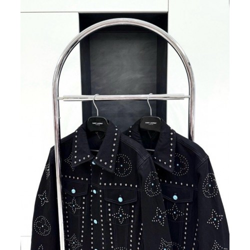 LV 2024FW Turquoise Pharrell Denim Jacket LV 2024FW Turquoise Pharrell Denim Jacket