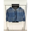 LV 2024FW Western Denim Series Denim Jacket LV 2024FW Western Denim Series Denim Jacket