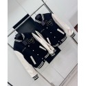 LV 2024SS Early Spring New Baseball Jacket - Black LV 2024SS Early Spring New Baseball Jacket - Black
