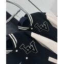LV 2024SS Early Spring New Baseball Jacket - Black LV 2024SS Early Spring New Baseball Jacket - Black