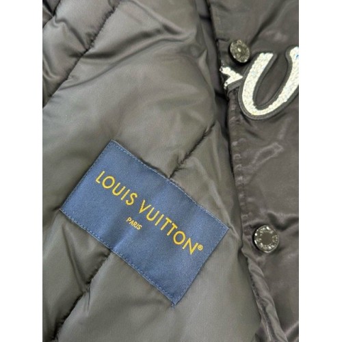 LV 2024SS Early Spring New Diamond Baseball Cotton Jacket LV 2024SS Early Spring New Diamond Baseball Cotton Jacket