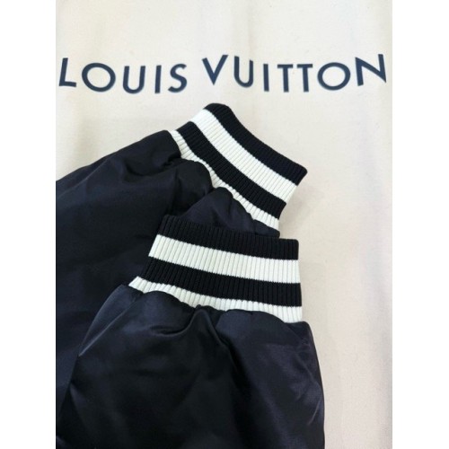 LV 2024SS Early Spring New Diamond Baseball Cotton Jacket LV 2024SS Early Spring New Diamond Baseball Cotton Jacket