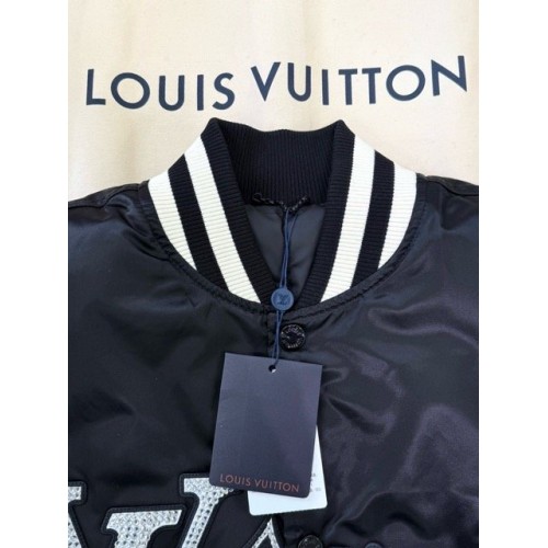 LV 2024SS Early Spring New Diamond Baseball Cotton Jacket LV 2024SS Early Spring New Diamond Baseball Cotton Jacket