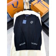 LV 2024SS Lettering Long Sleeve Thin Sweater