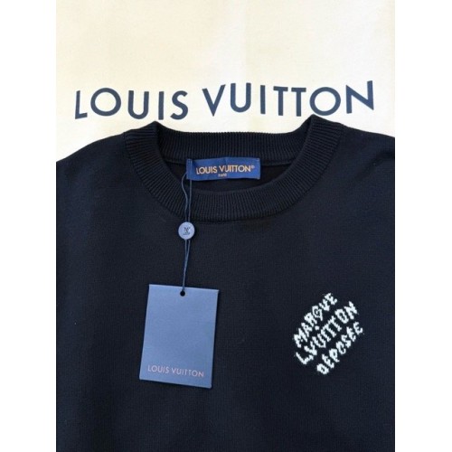 LV 2024SS Lettering Long Sleeve Thin Sweater LV 2024SS Lettering Long Sleeve Thin Sweater