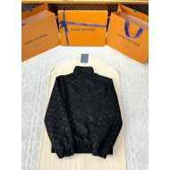 LV 2025SS All Over Printed Jacket - Black