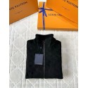 LV 2025SS All Over Printed Jacket - Black LV 2025SS All Over Printed Jacket - Black