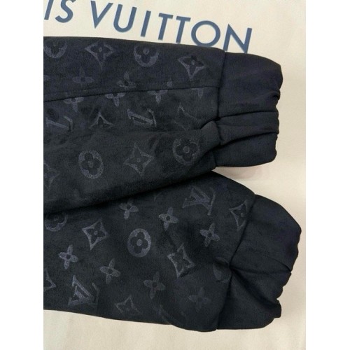 LV 2025SS All Over Printed Jacket - Black LV 2025SS All Over Printed Jacket - Black