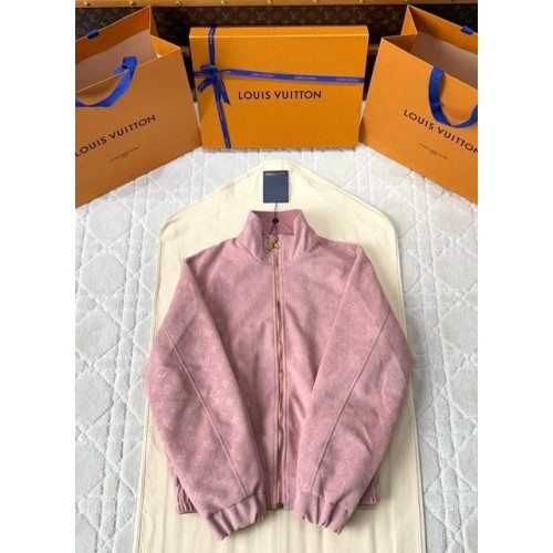 LV 2025SS All Over Printed Jacket - Pink 