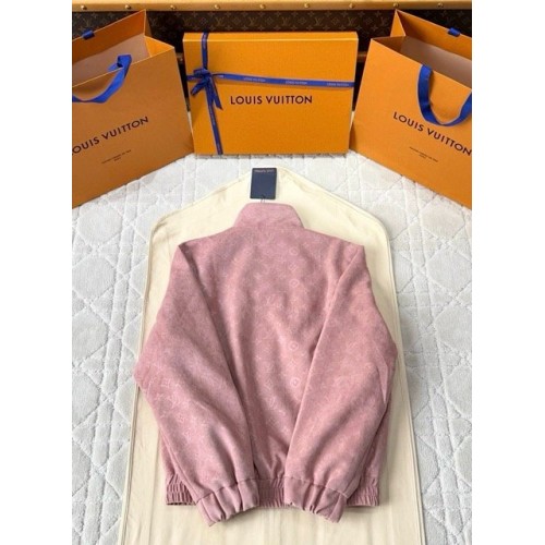 LV 2025SS All Over Printed Jacket - Pink 