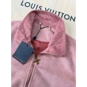 LV 2025SS All Over Printed Jacket - Pink LV 2025SS All Over Printed Jacket - Pink
