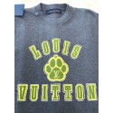LV 2025SS Cute Dog Paw Print Wool Short Sleeves LV 2025SS Cute Dog Paw Print Wool Short Sleeves