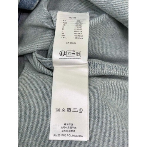LV 2025SS Early Spring New Denim Pocket Embroidered Short Sleeve Shirt LV 2025SS Early Spring New Denim Pocket Embroidered Short Sleeve Shirt
