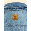 LV 2025SS Early Spring New Denim Pocket Embroidered Short Sleeve Shirt LV 2025SS Early Spring New Denim Pocket Embroidered Short Sleeve Shirt