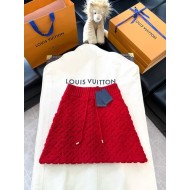 LV 2025SS Early Spring Snake Year Limited Edition Red Dress Suit