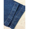 LV 2025SS Earth Print Leather Patched Denim Shirt LV 2025SS Earth Print Leather Patched Denim Shirt