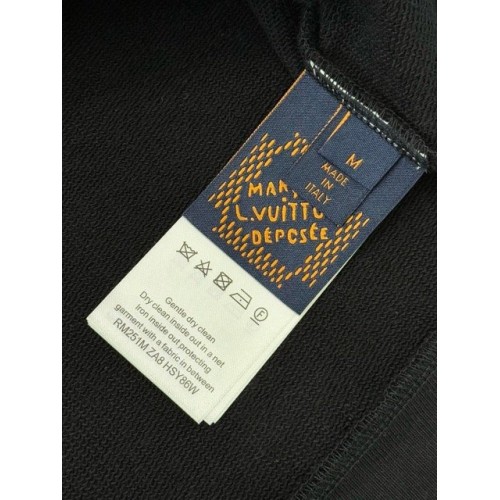 LV 2025SS Embroidered Beads and Diamond Sweatshirt LV 2025SS Embroidered Beads and Diamond Sweatshirt