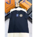 LV 2025SS Golden Dog Seal Round Neck Short Sleeve LV 2025SS Golden Dog Seal Round Neck Short Sleeve