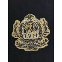 LV 2025SS Golden Dog Seal Round Neck Short Sleeve LV 2025SS Golden Dog Seal Round Neck Short Sleeve
