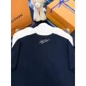 LV 2025SS Golden Dog Seal Round Neck Short Sleeve LV 2025SS Golden Dog Seal Round Neck Short Sleeve