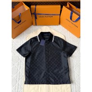 LV 2025SS Monogram Shirt Short Sleeves