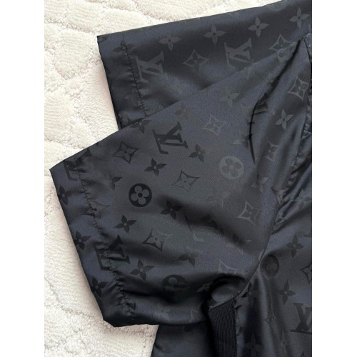 LV 2025SS Monogram Shirt Short Sleeves